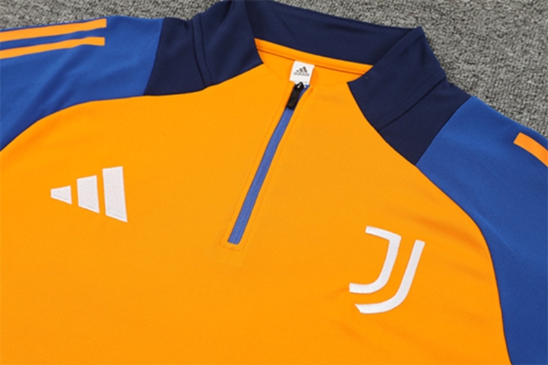 2024-25 Juventus Orange Yellow Long Sleeve Training Suit