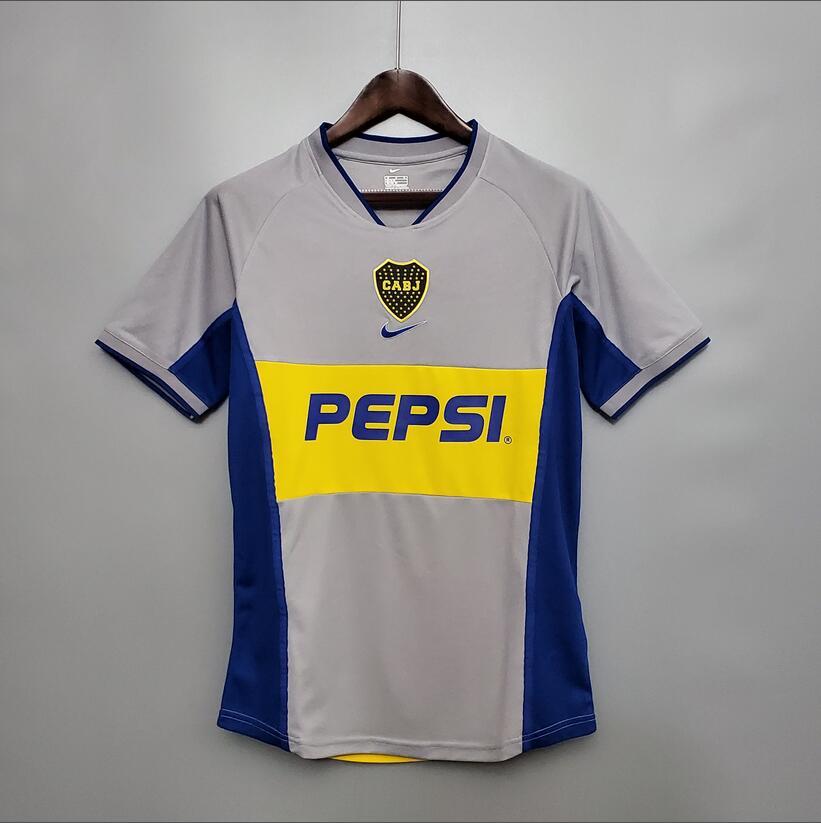Retro 2002 Boca Juniors away Retro Football jersey