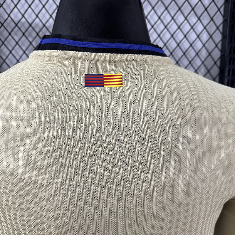 Player 2025-26 Barcelona Aawy Long sleeves Football jersey