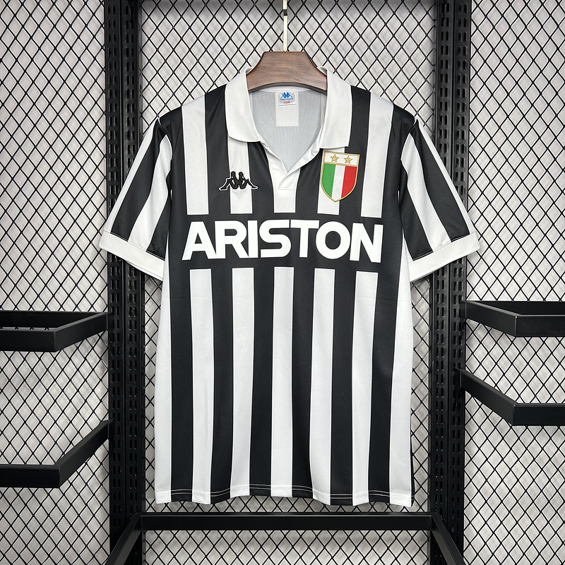 retro 1984-85 Juventus Home retro Football jersey
