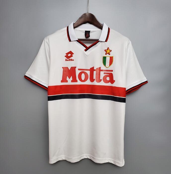 Retro 1993-94 AC Milan away retro Football jersey