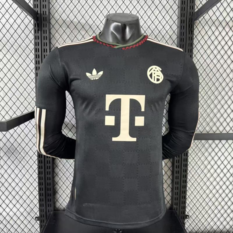 player 2025-26 Bayern Munchen Third Away Long sleeve football jersey