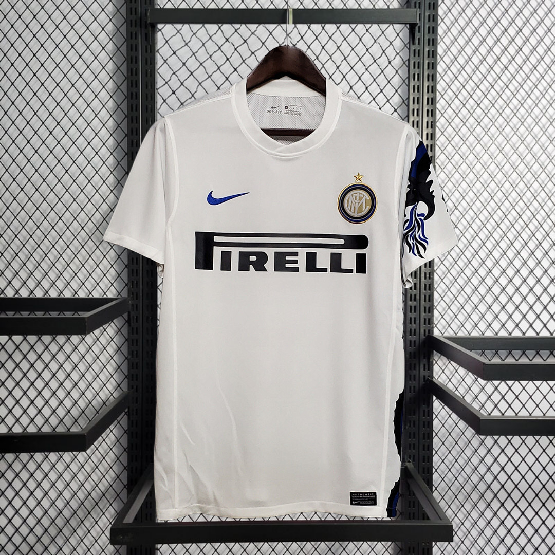 Retro 2010-11 Inter Milan away retro SNSIJDER J.ZANETTI MILITO ETO'O  Football jersey