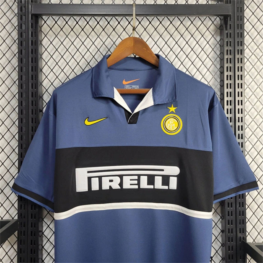 retro 1998-99 Inter Milan Third away Retro game football jersey