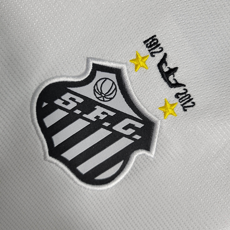 Retro Kids 2011-12 kids Santos home Retro football jersey