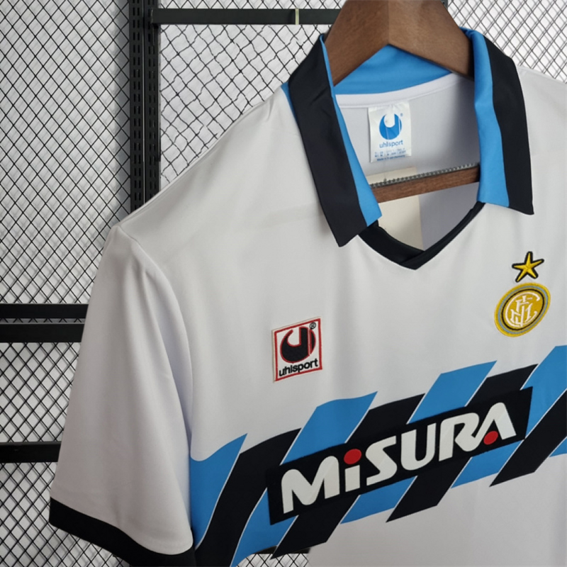 Retro 1990-91 Inter Milan away Retro Football jersey