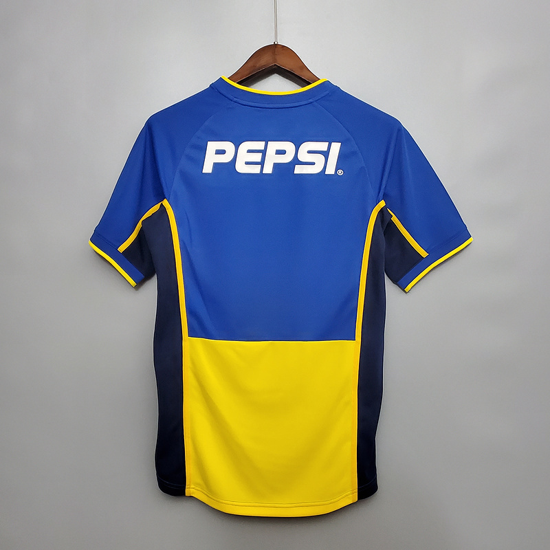 Retro 2002 Boca Juniors home Retro Football jersey