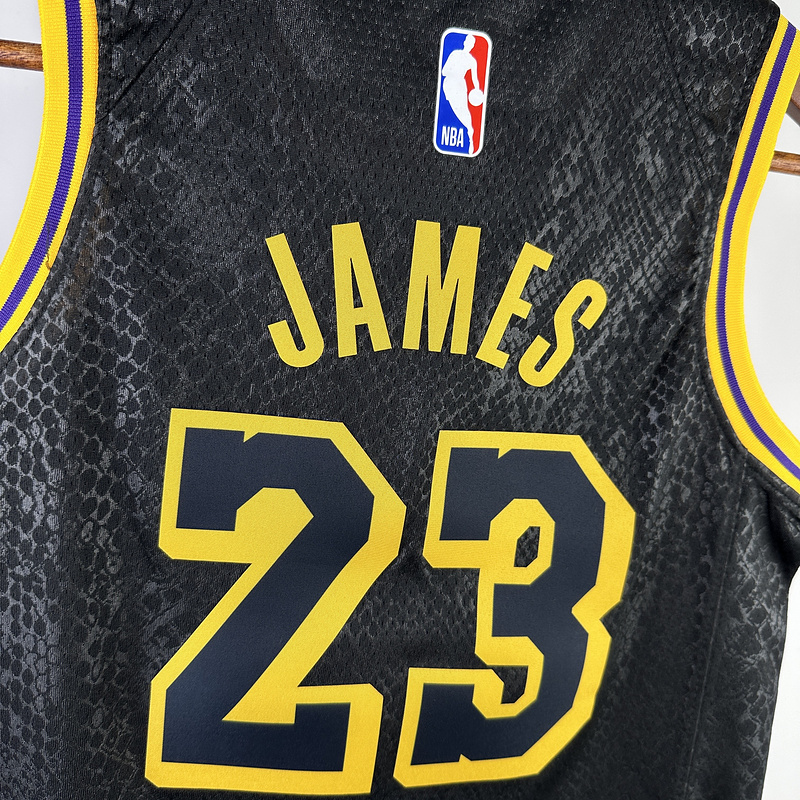 Kids 2023 NBA Lakers 23 JAMES Basketball Jersey