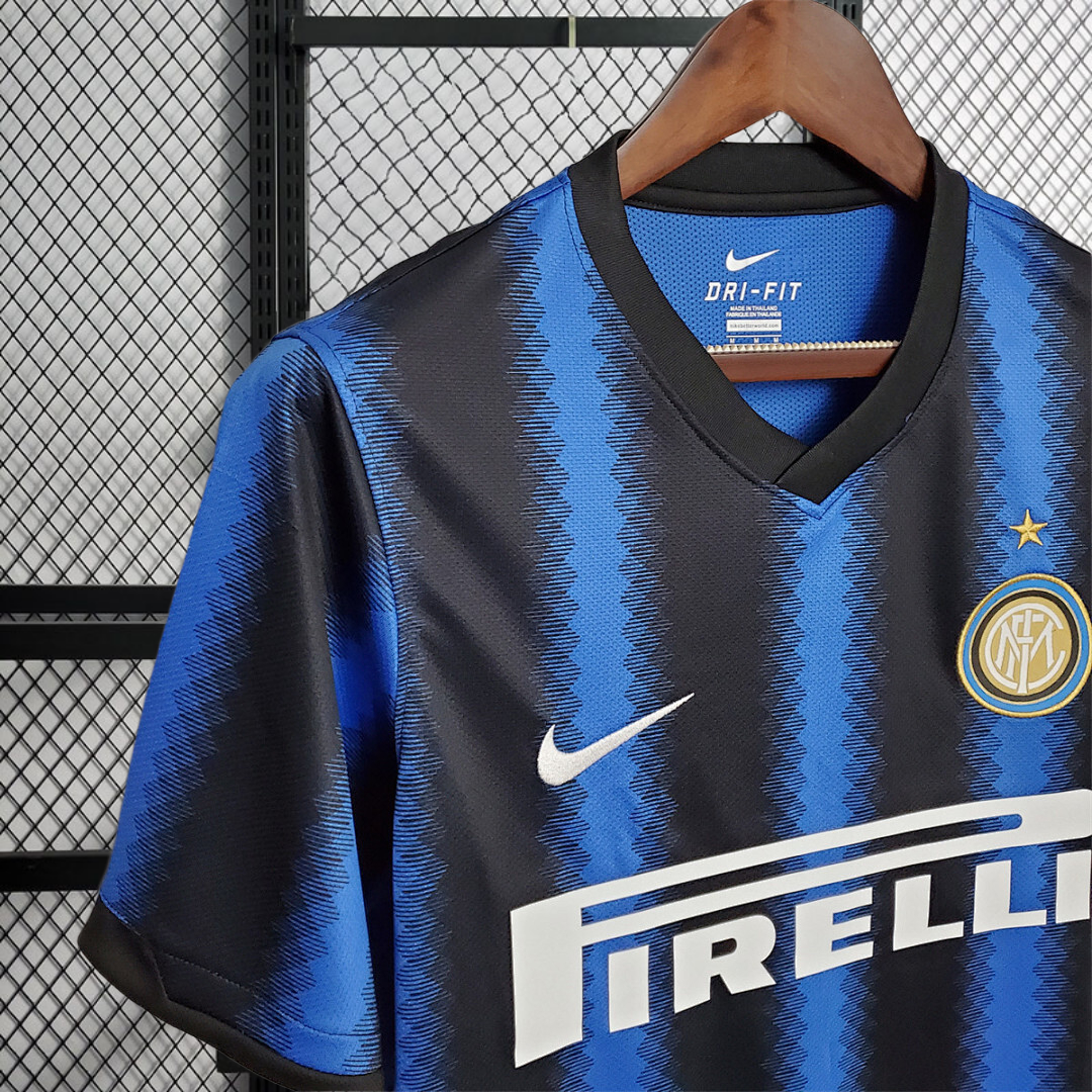 Retro 2010-11 Inter Milan home retro SNSIJDER J.ZANETTI MILITO ETO'O  Football jersey