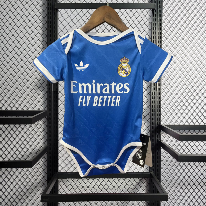 2025-26 Baby Real Madrid Third Away Football jersey