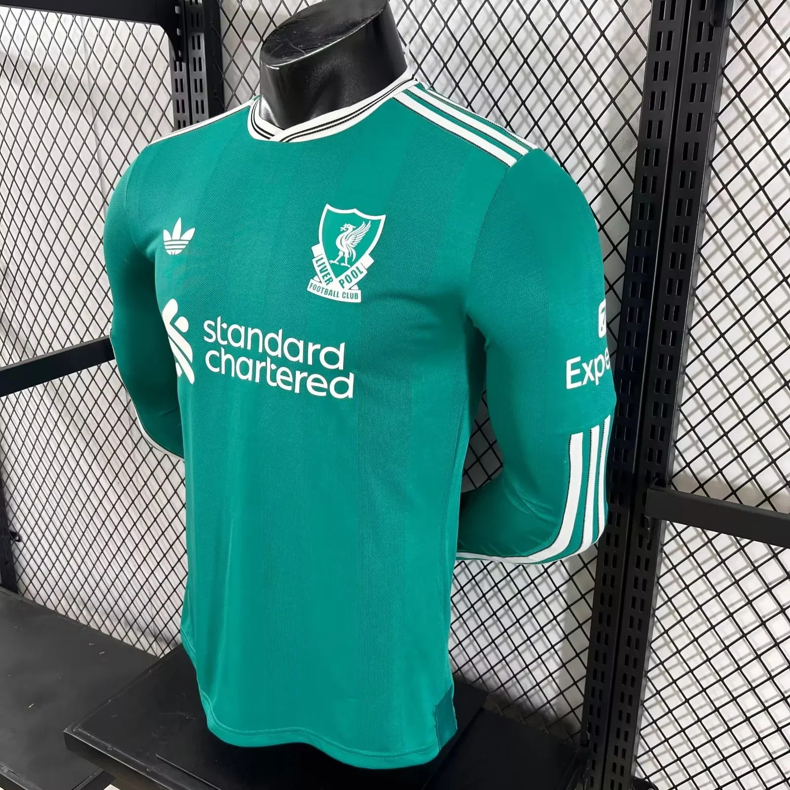 Player 2025-26 Liverpool Third Away Long sleeves Football jersey