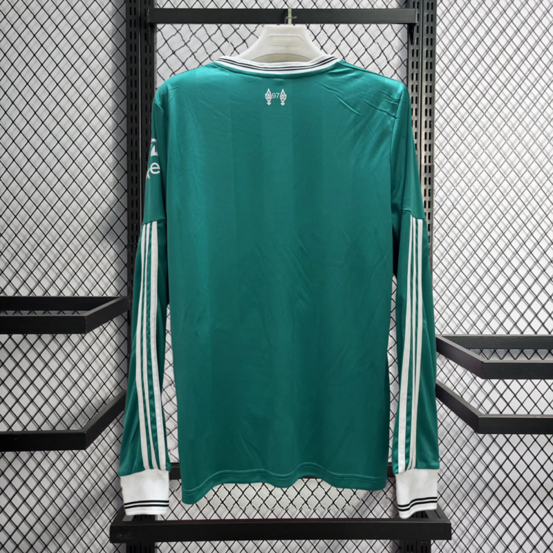 2025-26 Liverpool Third Away Long sleeves Football jersey