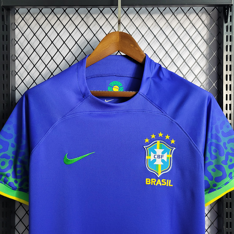 2022-23 Brazil Away National Team World Cup Football jersey