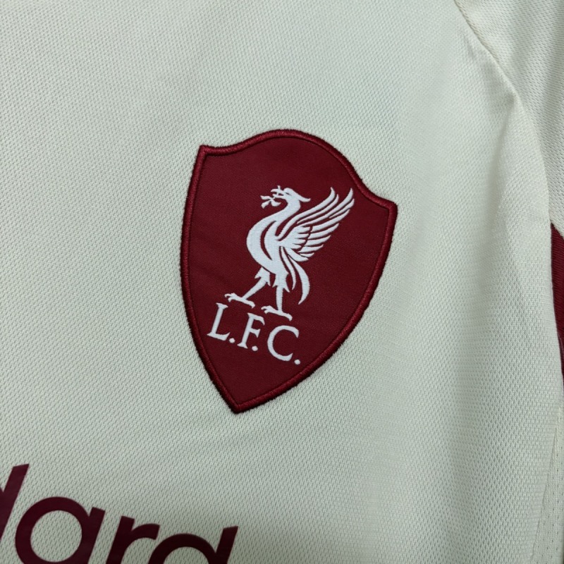 2025-26 Liverpool Away Long Sleeve Football jersey