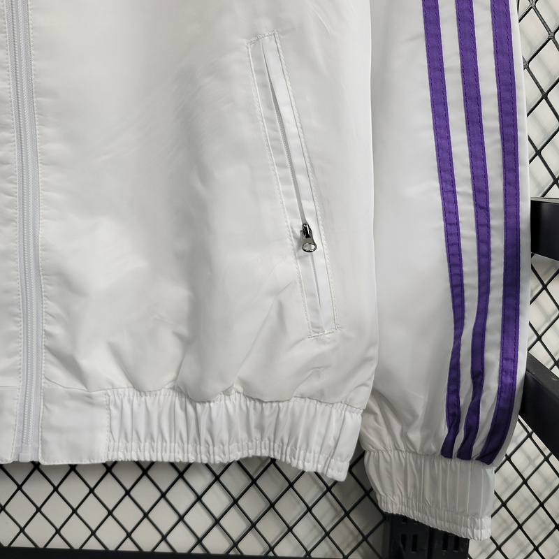 23-24 Windbreaker Reversible Real Madrid