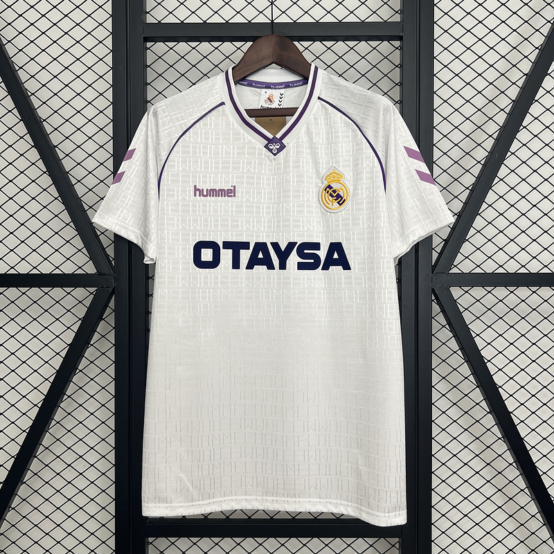 Retro 1990-92 Real Madrid Home Retro Football jersey