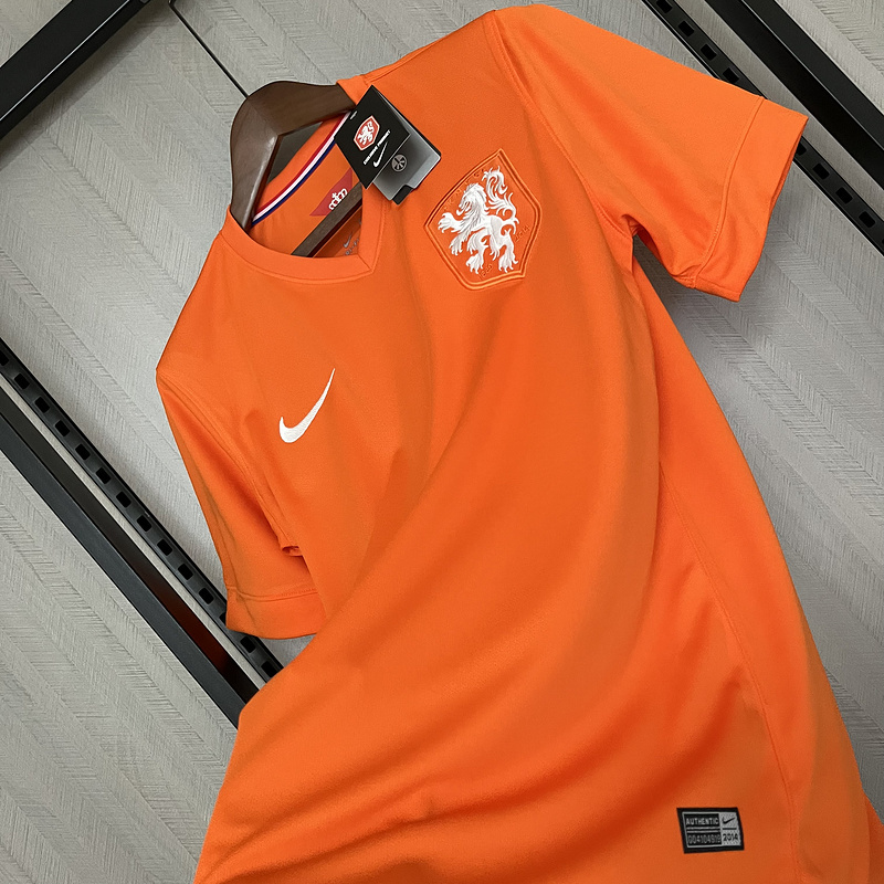Retro 2014 Netherlands Home retro Football jersey