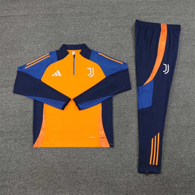 2024-25 Juventus Orange Yellow Long Sleeve Training Suit
