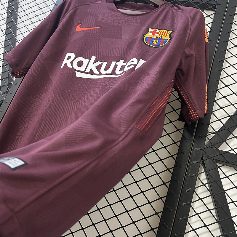 Retro 2017-18 Barcelona third AWAY retro Football jersey