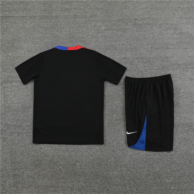 2024-25 Short Sleeve Training Wear Barcelona Black