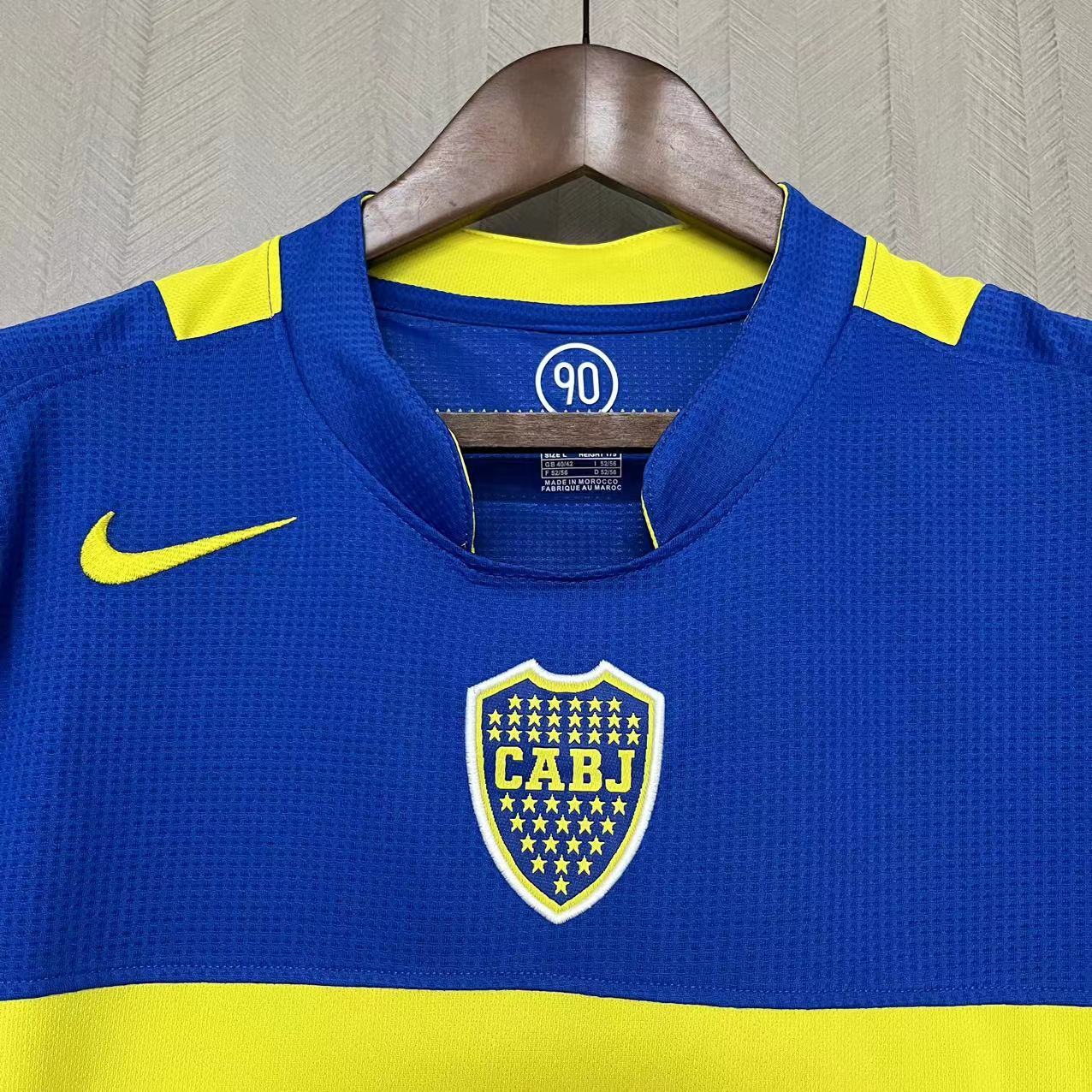 Retro 2004-05 Boca Juniors home Retro Football jersey