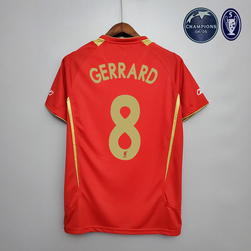 Retro 2005-06 Liverpool Home retro Football jersey