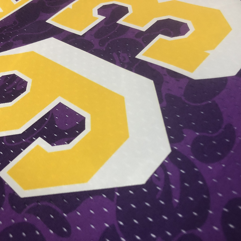 1996-97 NBA Lakers  93 BAPE Basketball Jersey