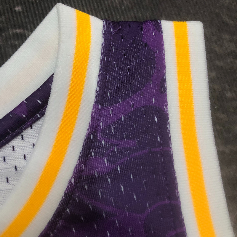 1996-97 NBA Lakers  93 BAPE Basketball Jersey