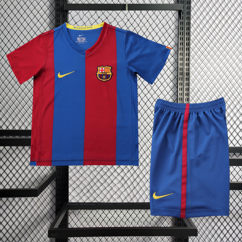Retro KIDS 2006-07 KIDS Barcelona Away retro football jersey