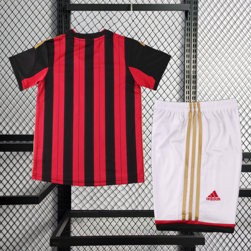 Retro Kids 2013-14 Kids AC Milan Home Retro Football jersey