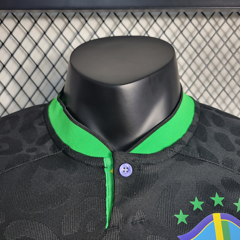 2022-23 Player Brazil Leopard Black VINI JP PAPHINHA CUNHA NAYMAR JR L.PAQUETA Football jersey