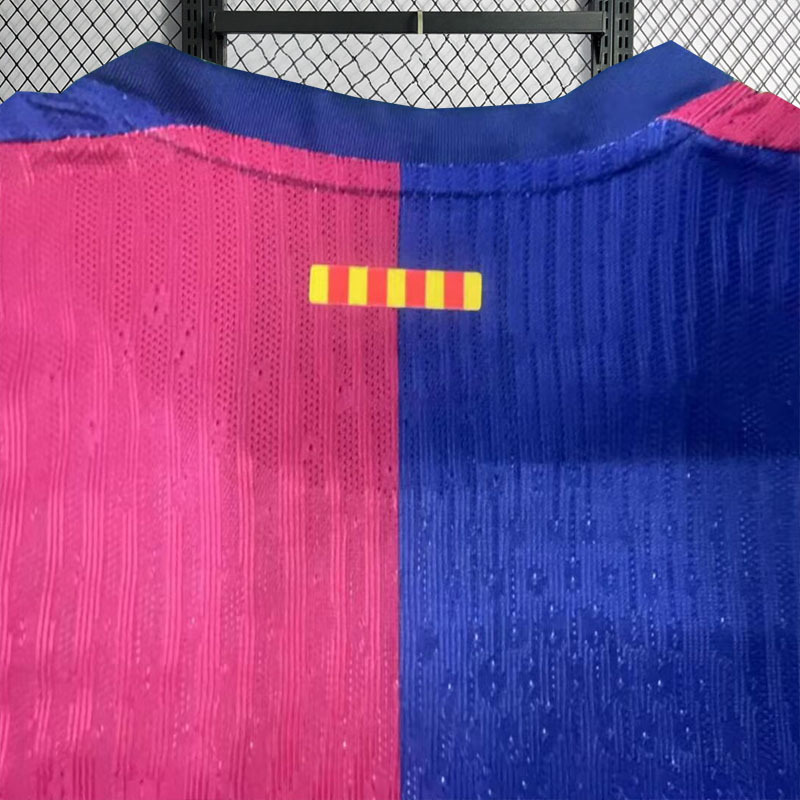 Player 2024-25 Barcelona Home Kids football jersey Player KIDS