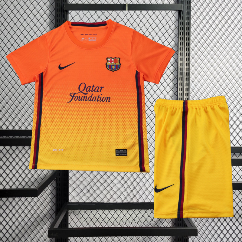 Retro KIDS 2012-13 KIDS Barcelona Away Retro football jersey