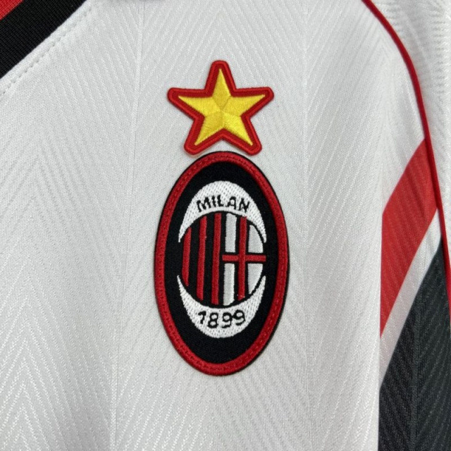 Retro 1997-98 AC Milan away Retro BAGGIO BARESI VIEIRA ALBERRTINI Football jersey