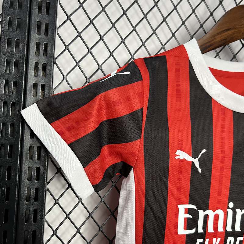 2024-25 AC Milan Home KIDS Football jersey