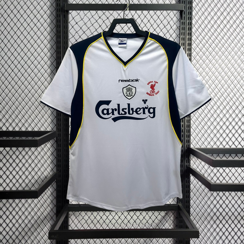 Retro 2001-02 super cup Liverpool Away retro Football jersey