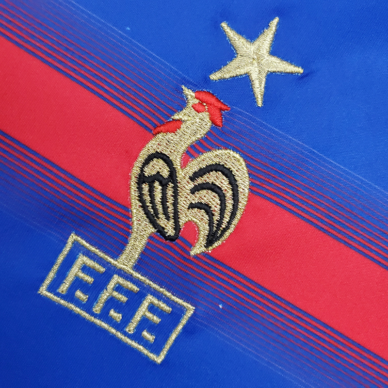 Retro 2004 France home Retro ZIDANE HENRY SUSANNAH CANTONA LIZARAZU Football jersey