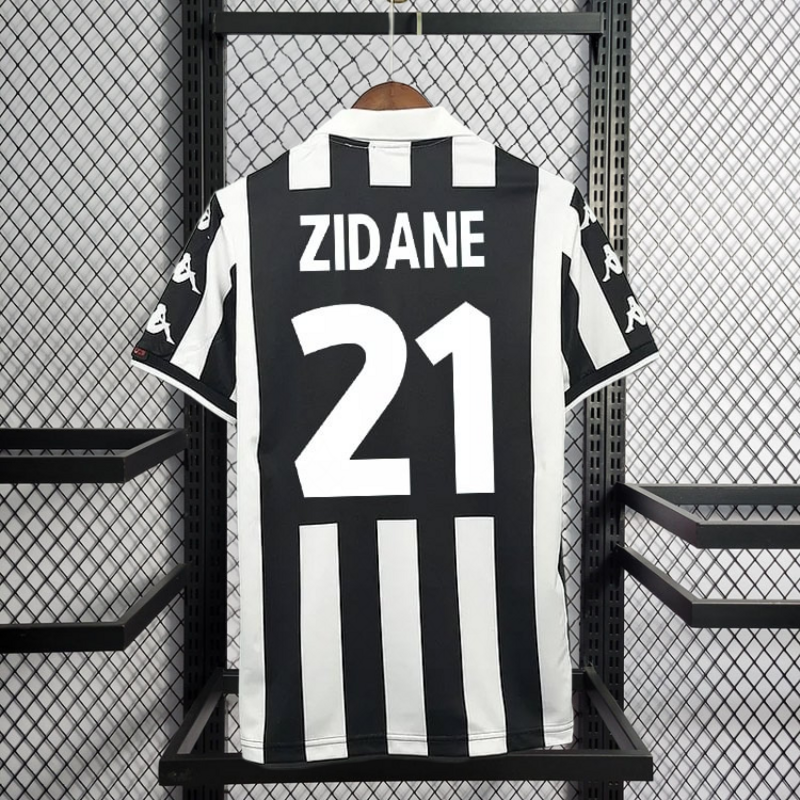 Retro 1999-00 Juventus Home retro ZIDANE DEL PIERO CONTE INZAGHI Football jersey