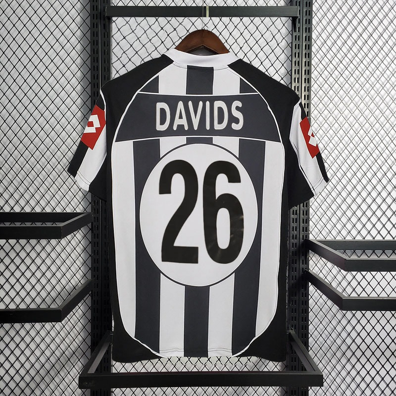 Retro 2002-03 Juventus home Retro ZAMBROTTA DEL PIERO NEDVED Football jersey