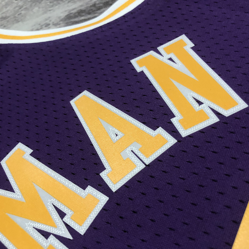 1998-99 NBA Lakers  73 RODMAN Basketball Jersey