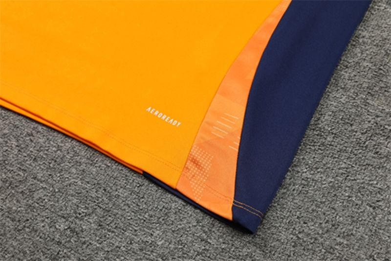 2024-25 Juventus Orange Yellow Long Sleeve Training Suit