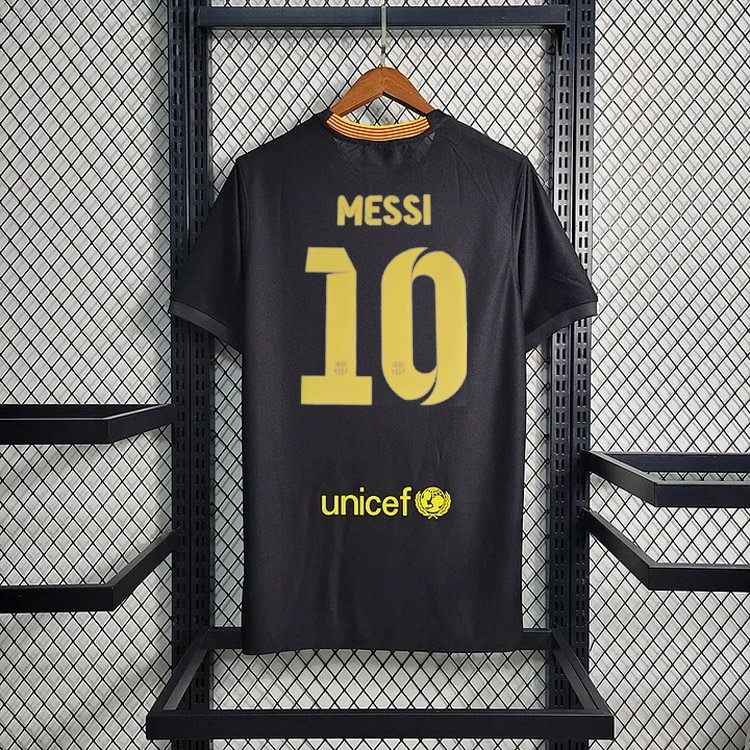 Retro 2013-14 Barcelona Third away Retro MESSI PIQUE XAVI A.INISTA PUYOL Football jersey