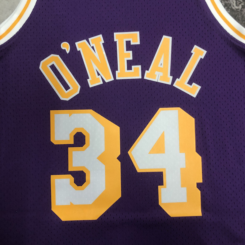 1996-97 NBA Lakers  34 O'NEAL Basketball Jersey