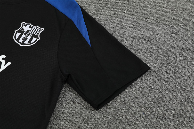 2024-25 Short Sleeve Training Wear Barcelona Black