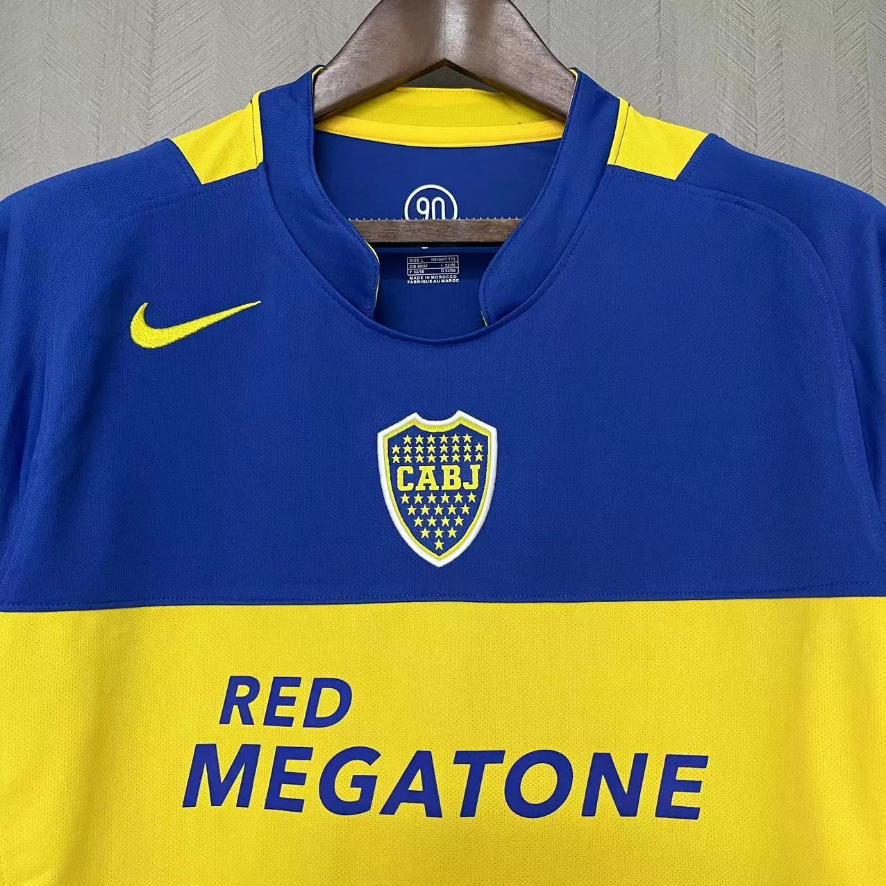 Retro 2005-06 Boca Juniors home Retro Football jersey