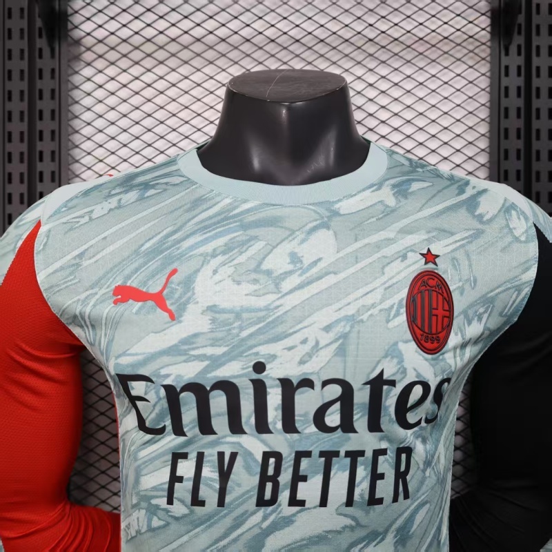 Player 2025-26 Ac Milan Goalkeeper Long Sleev Football jersey