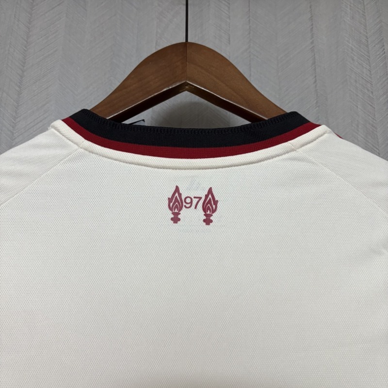 2025-26 Liverpool Away Long Sleeve Football jersey