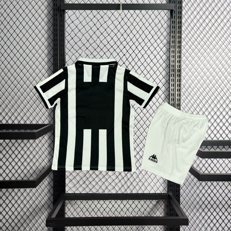 Retro KIDS 1994-95 KIDS Juventus Home Retro Del Piero Lombardo Vialli Conte Di Livio ZIDANE Football jersey