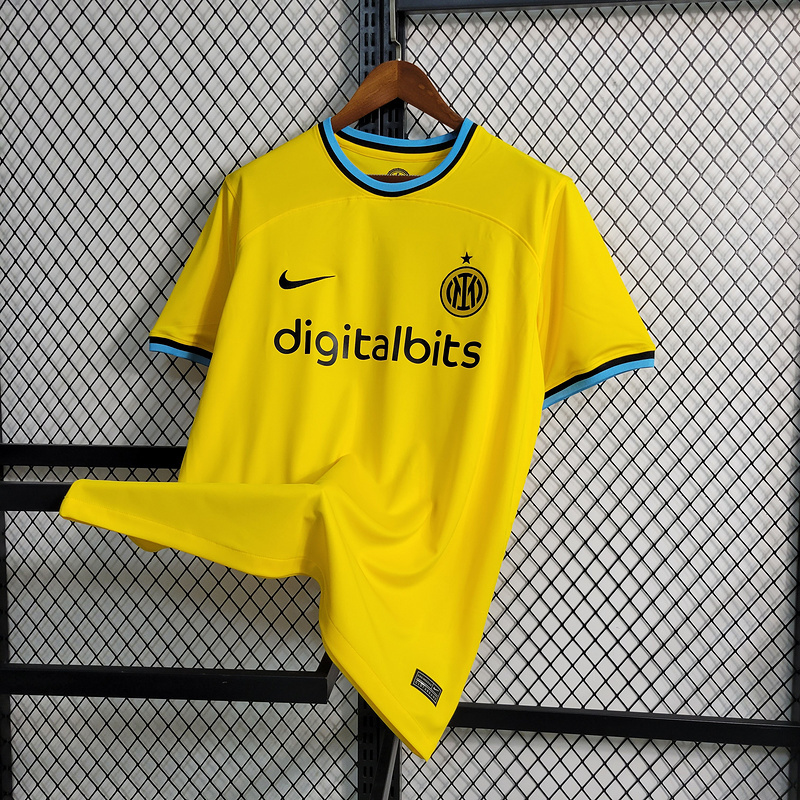 2022-23 Inter Milan Two Guest LAUTARO Lukaku D?eko BARELLA Football jersey