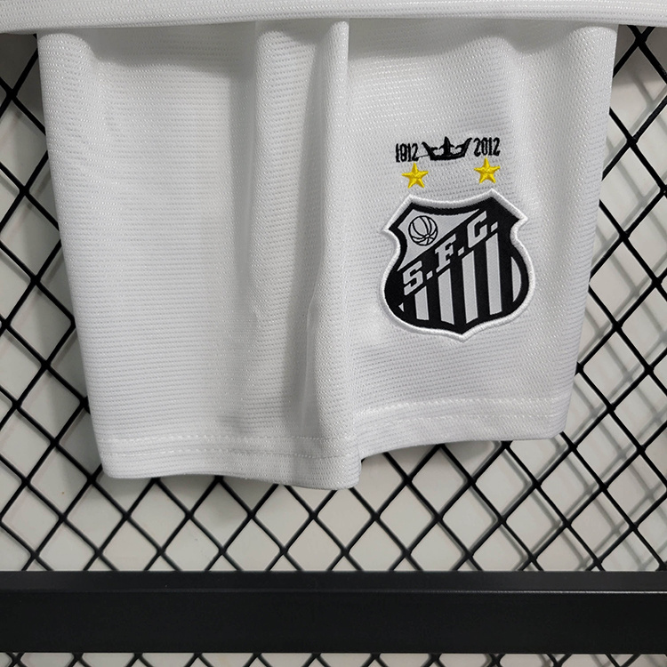 Retro Kids 2011-12 kids Santos home Retro football jersey
